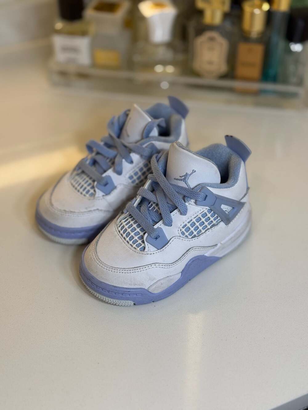 Air Jordan 4 Retro TD 'Forget Me Not' Toddler Shoes